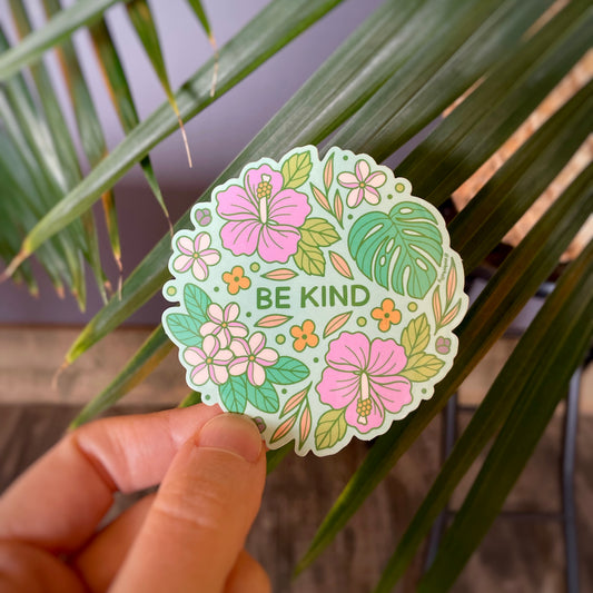 Be Kind Waterproof Vinyl Sticker